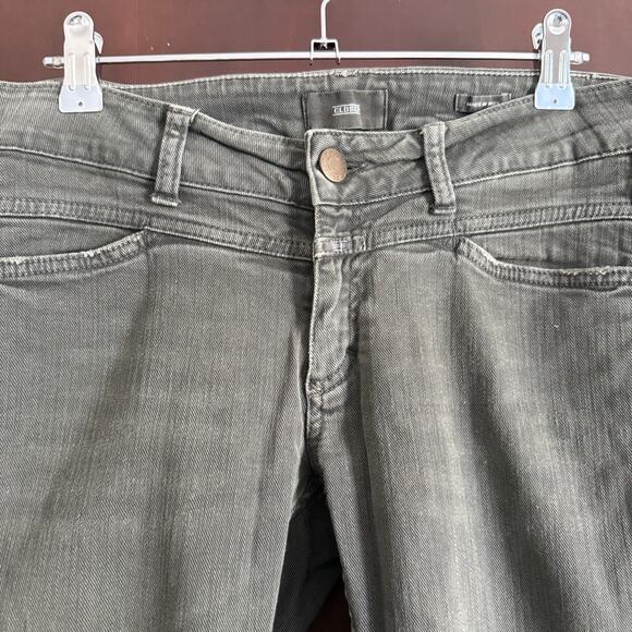 CLOSED denim | Starlet Olive Gray Low Rise Slim Leg Ankle Length Jeans | Size 28 - Picture 4 of 8